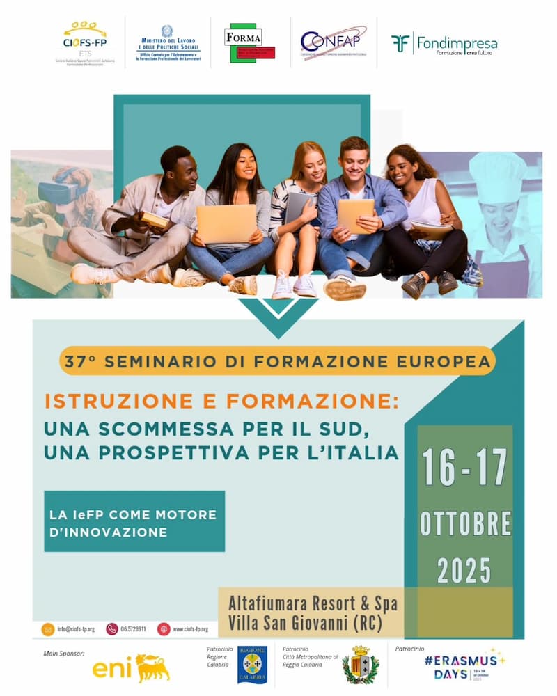 Al via il 37° Seminario Europa a Villa San Giovanni