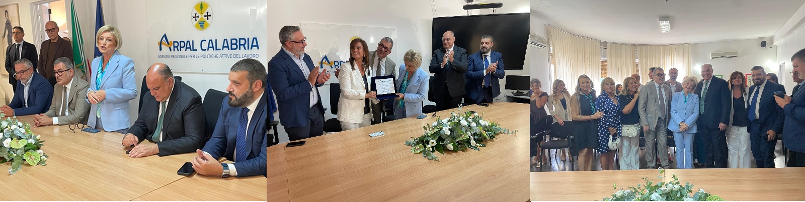 Il Ministro Marina  Elvira Calderone in visita  presso la Direzione  Generale di ARPAL  Calabria
